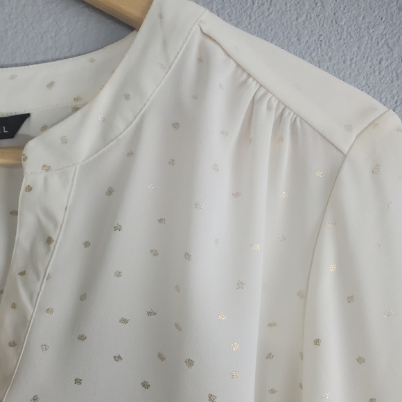 Zac & Rachel medium top, Ivory with gold specs - Picture 5 of 12